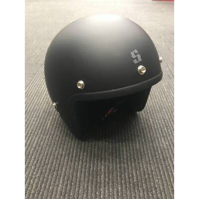 Scorpion Custom Baron Helmet With Studs - Matte Black