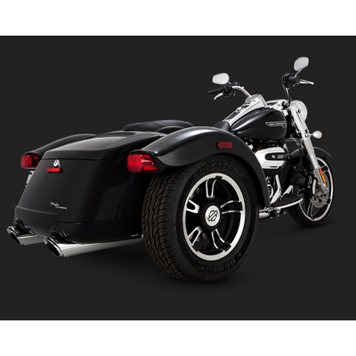 V&amp;H TWIN SLASH SLIP ONS FREE WHEELER TRIKE 17-20