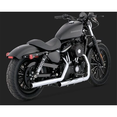 V&amp;H STRAIGHTSHOTS HS S/O SPORTSTER 04-13