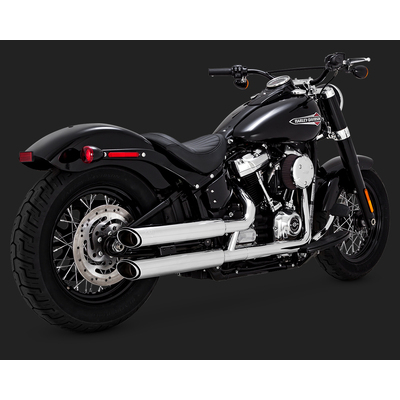 Vance &amp; Hines Twin Slash 3 Inch S/O - Softail 18-20 (Exc FXFB/FLDE/FLHC-All)