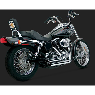 Vance &amp; Hines Short Shot Staggered Dyna Chrome