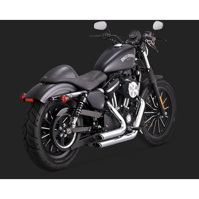 Vance &amp; Hines Shortshots Staggered Chrome SPORTSTER 14-18