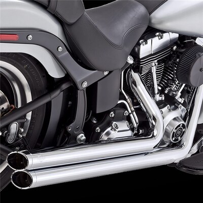 V&amp;H PCX BIGSHOT STAG CHR SOFTAIL 86-17 (EXCL ROCKER/CVO 09 &amp; FXSB/FXSE) (WAS V17939)