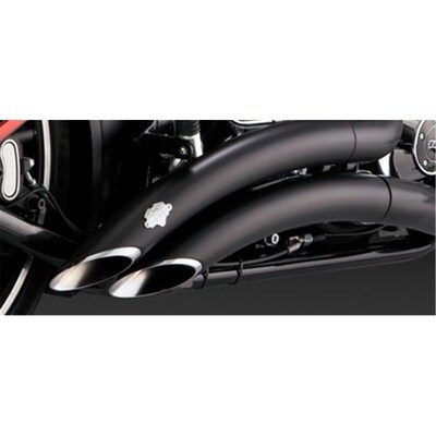 V&H BIG RADIUS BLK SOFTAIL 13-17 BREAKOUT STD/CVO