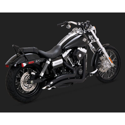 Vance &amp; Hines Dyna 2006-2017 Black Big Radius 2-2