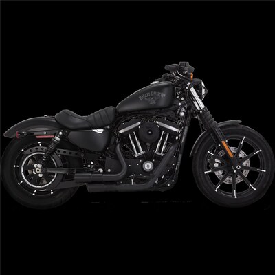 VANCE &amp; HINES V&amp;H MINI GRENADES BLK SPORTSTER 04-20