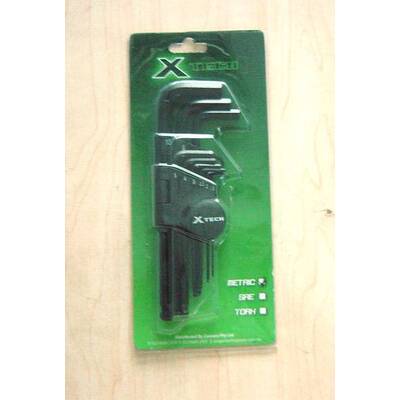 Xtech Allen Key Set - 9pcs - CR-V SAE